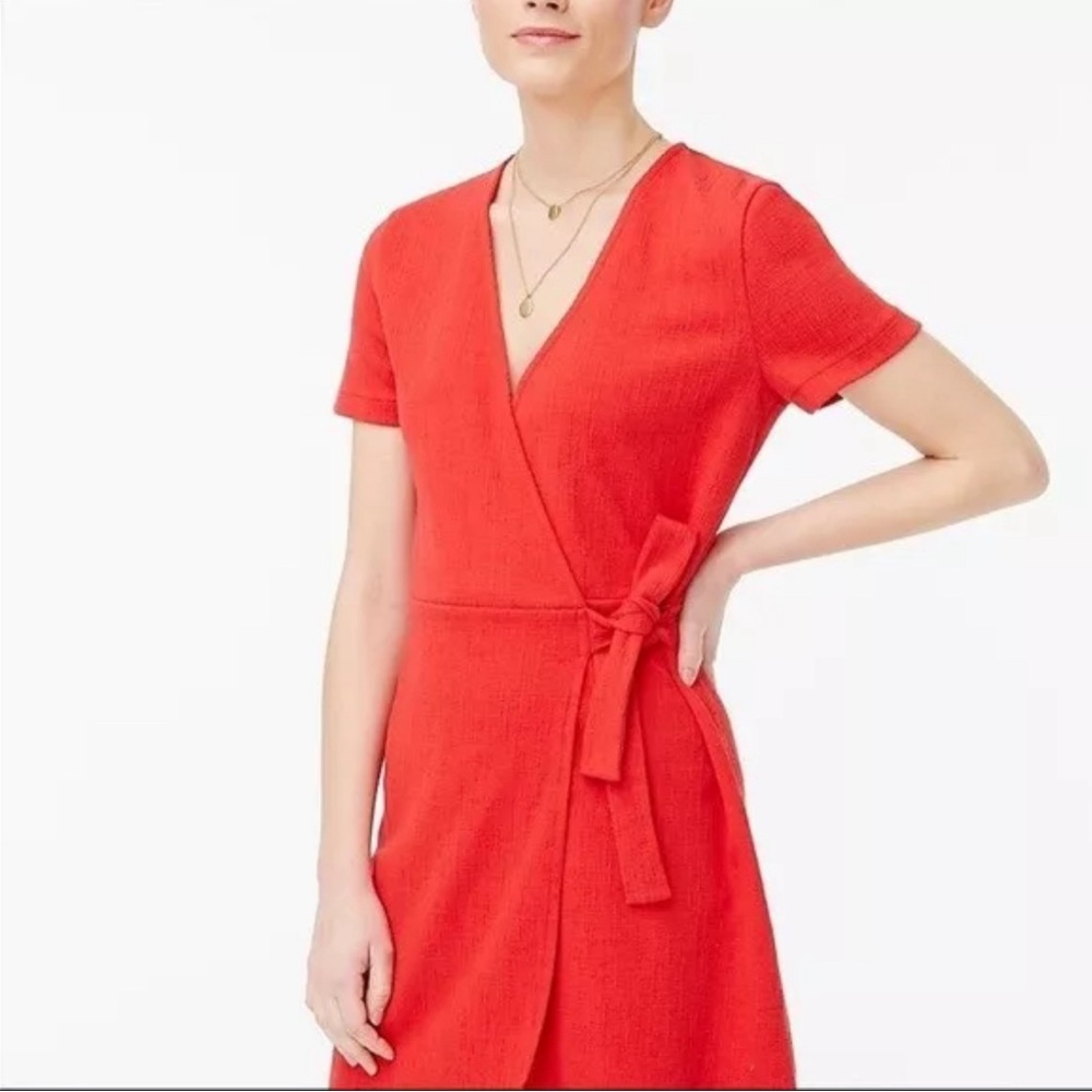 J. Crew Women’s Wrap Dress. Red/Pink/Orange. XXS